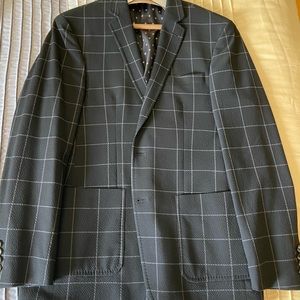 Men’s murano black & grey sport jacket size large
